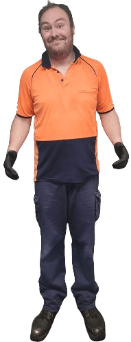 Photo of an NDIS participant Blueline's worker